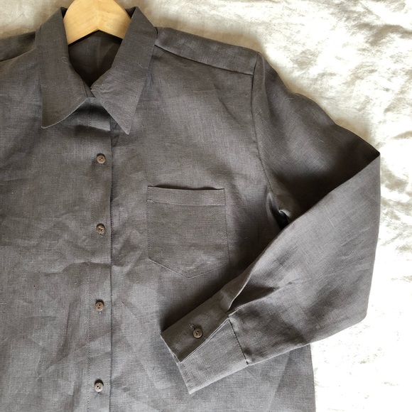 Brand New Handmade Oversized Linen Shirt - Picture 5 of 5